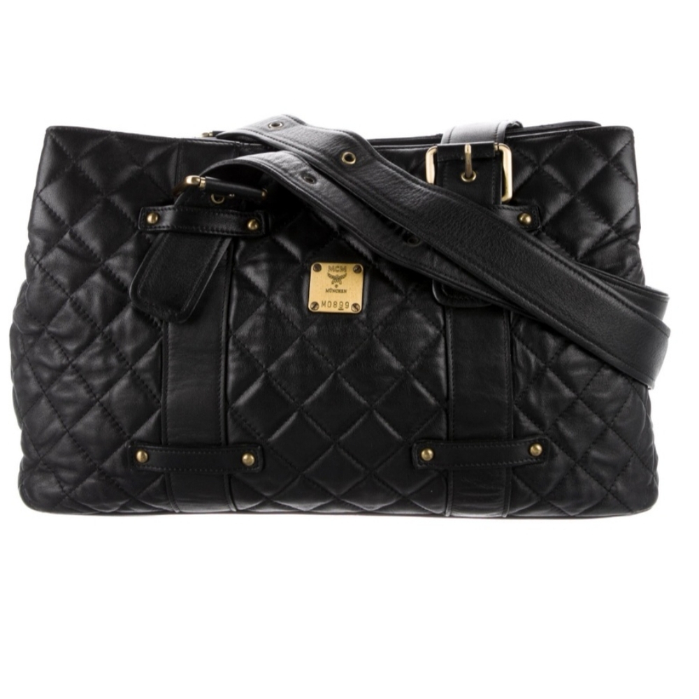 MCM Vintage Quilted Leather Bag